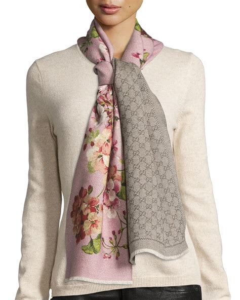 light pink gucci scarf